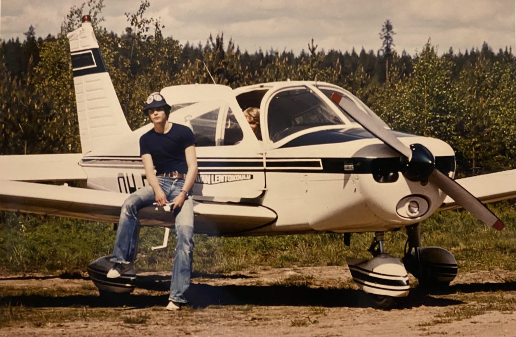 PIper cherokee utissa kesällä 1977